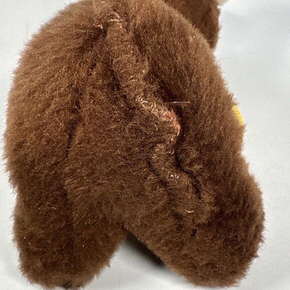 Shoprite | Vintage Beanbag Plush Bear Stuffed Animal Toy Yellow Shirt 8" - Picture 8 of 11